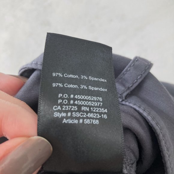 Aritzia Talula Hazel hi rise shorts high rise charcoal grey front & back pockets - Picture 8 of 11